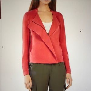 BcbgMaxAzria Stanley jacket in pomegranate size S